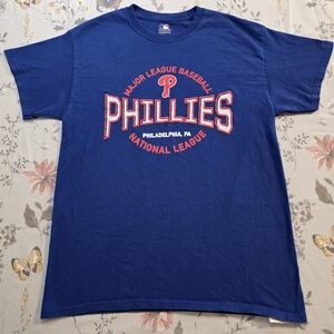 MLB Genuine Merchandise Philadelphia Phillies T-Shirt Medium Blue